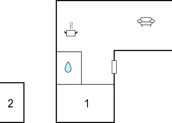 2 Bedroom Beautiful In *